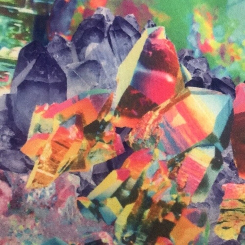 BlackMilk Sports Bra Top Crystals Pattern sz L - Picture 13 of 16